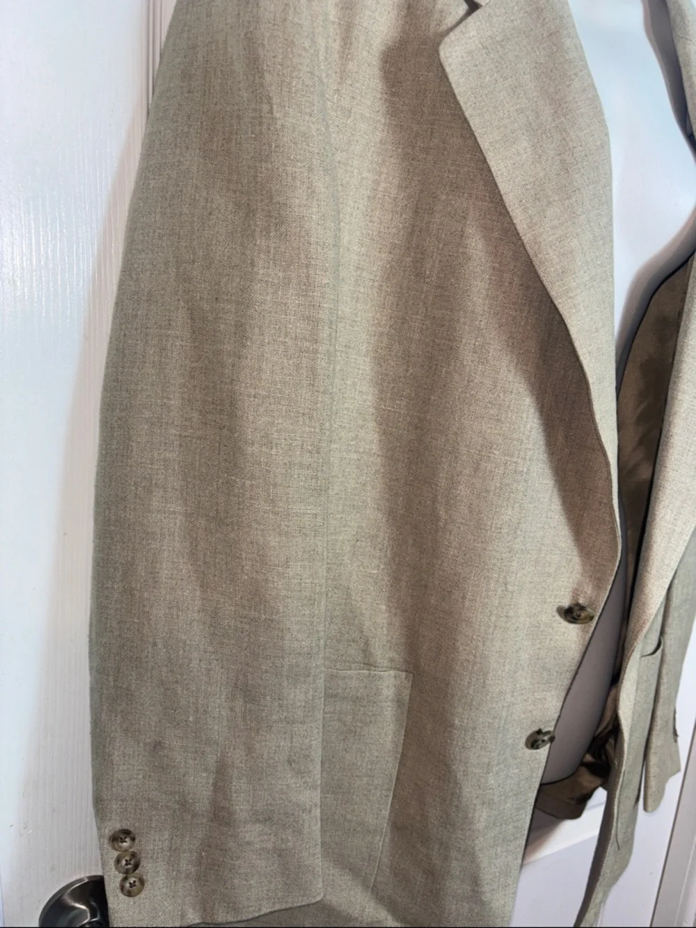 Banana Republic Men’s blazer 100% linen two button Suit Jacket